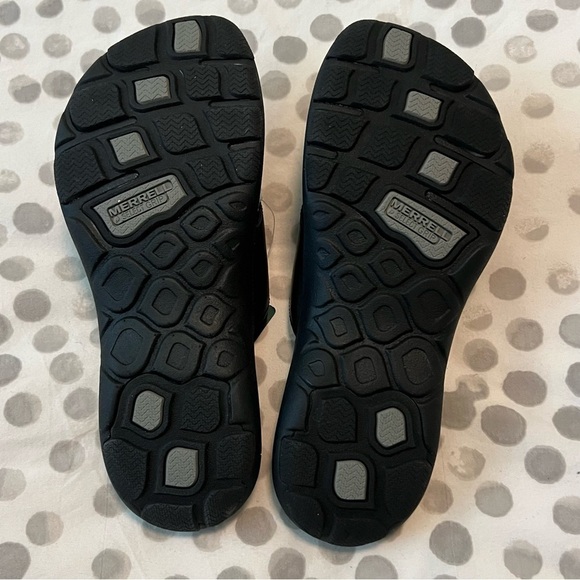 NWT Merrell Women’s Grace Black Leather Flip Sandals Size 6 - Picture 5 of 13